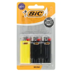 Aansteker J25 mini 3st Bic