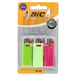 Aansteker J25 mini 3st Bic