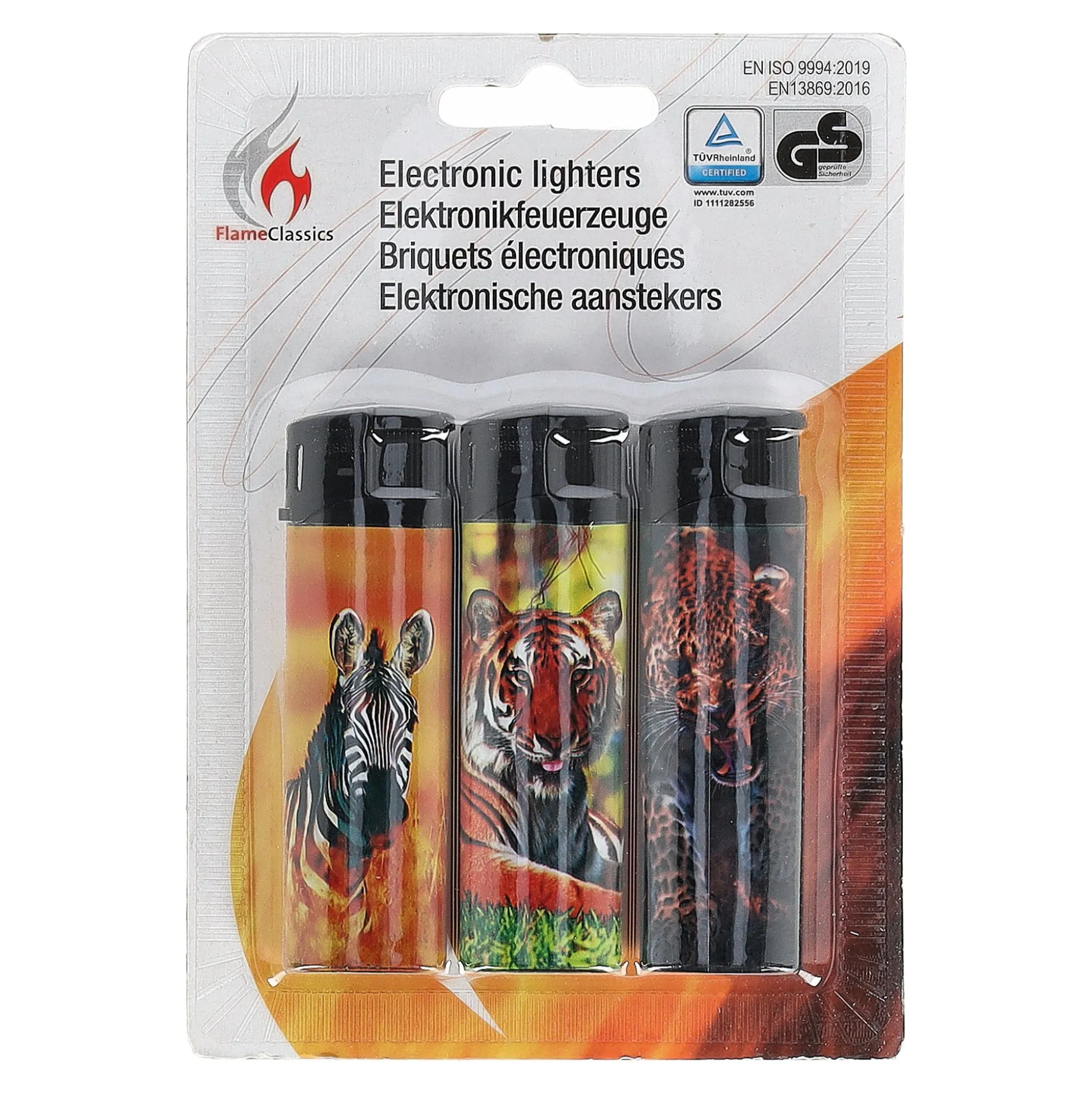 Aansteker print 3st. flame