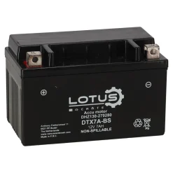Accu motor 12V 7Ah DTX7A-BS V2 Lotus