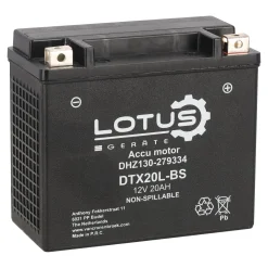 Accu motor 12V 20Ah DTX20L-BS V2 Lotus