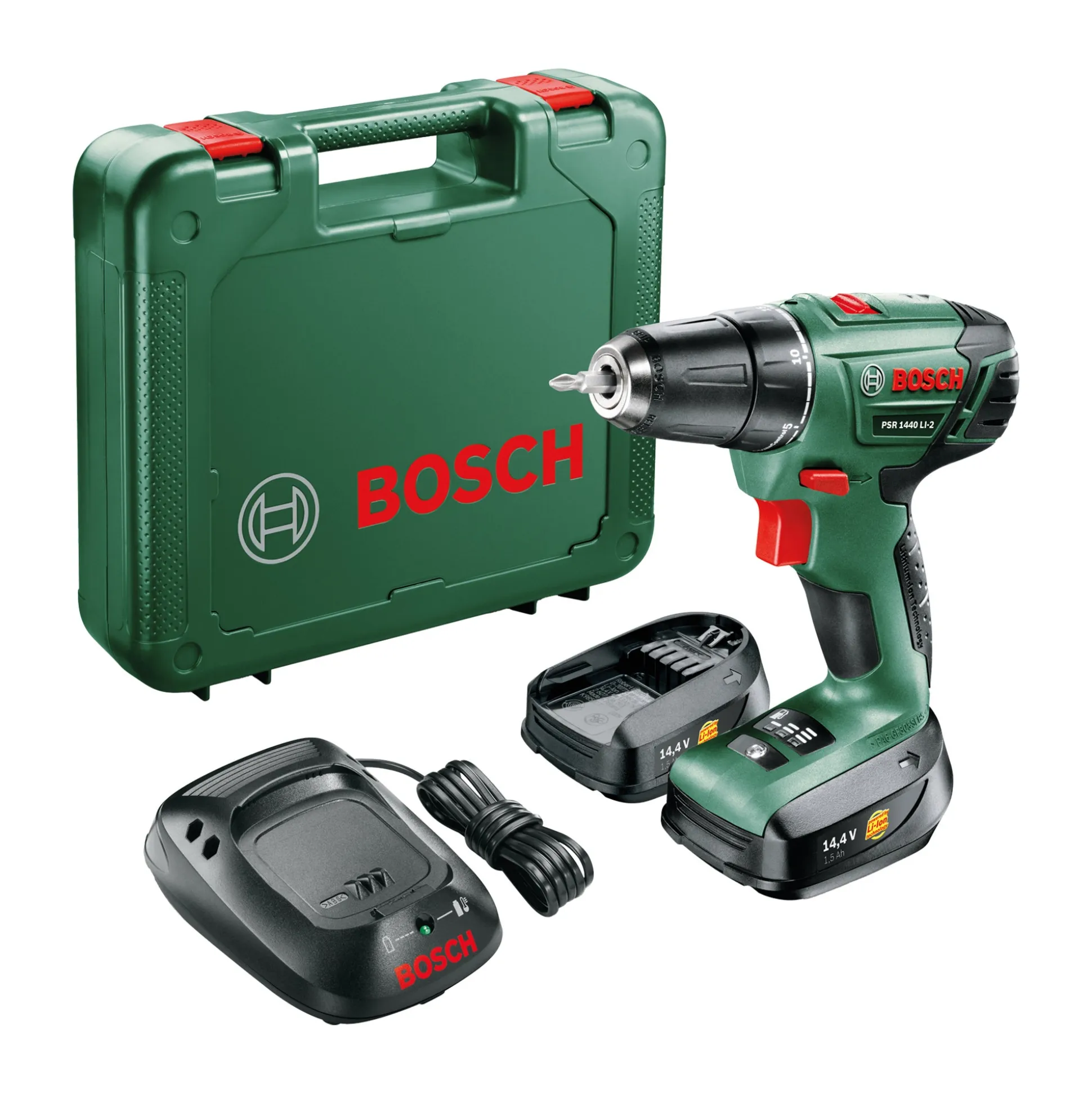 Accuboor PSR1440li-2 met koffer Bosch