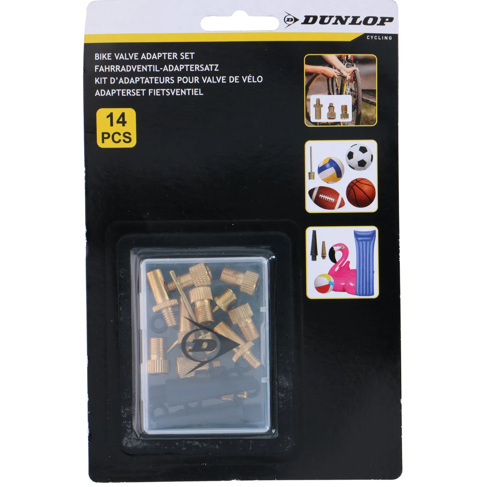 Adapter set fietsventiel 14st