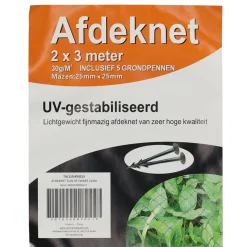 Afdeknet tuin SP zwart 2x3m