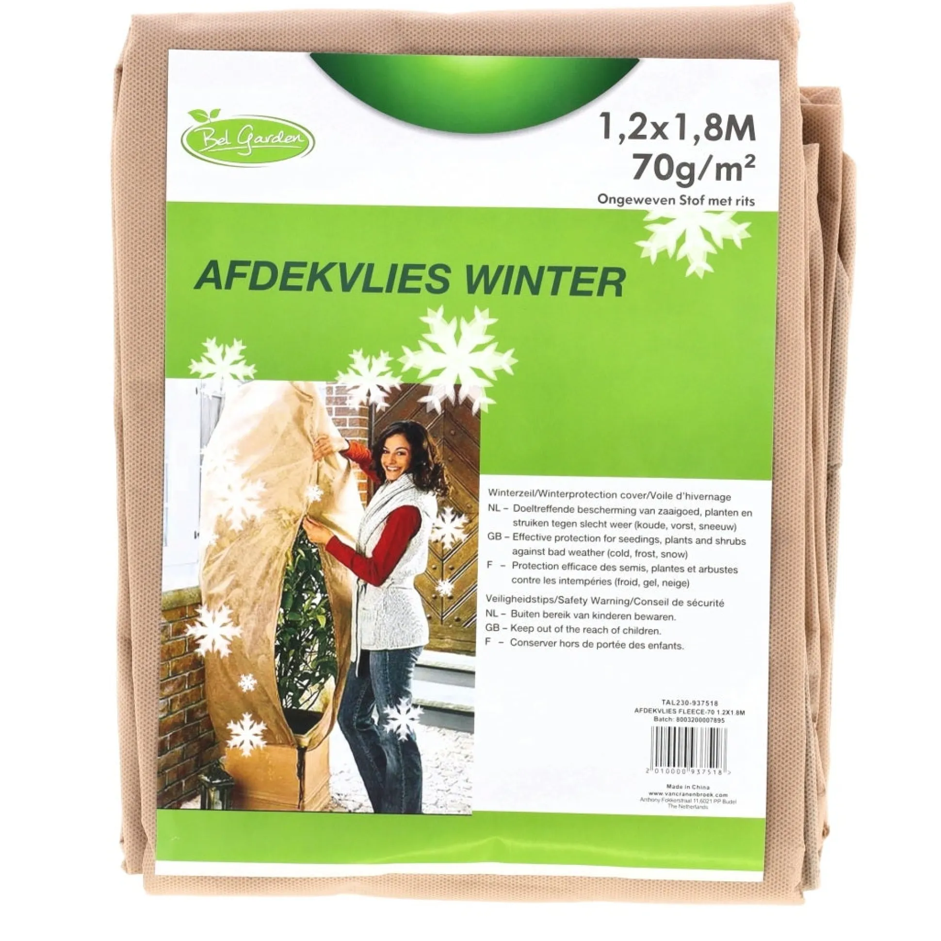 Afdekvlies fleece-70 1.2x1.8m