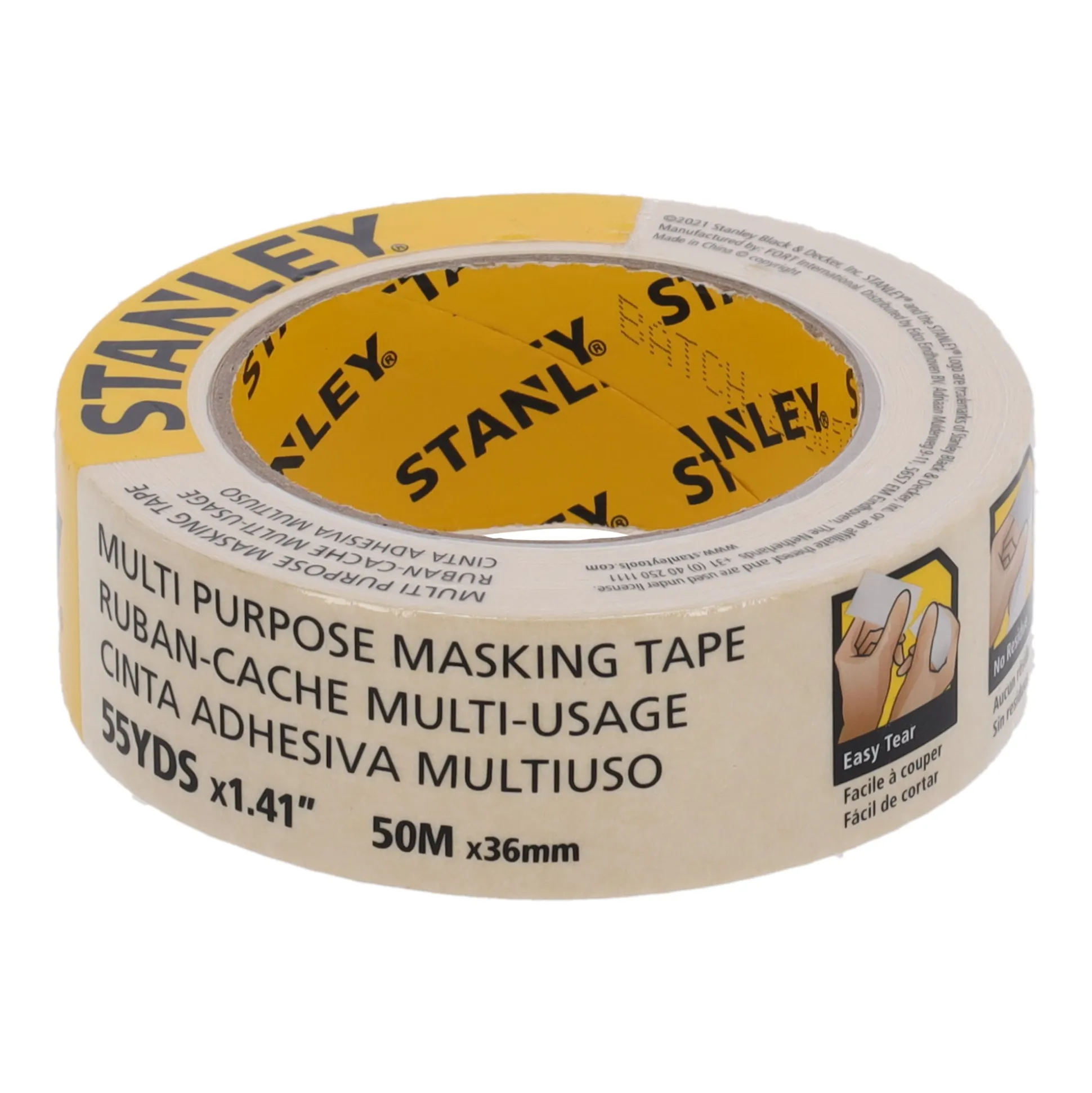 Afplakband 50mx36mm Stanley