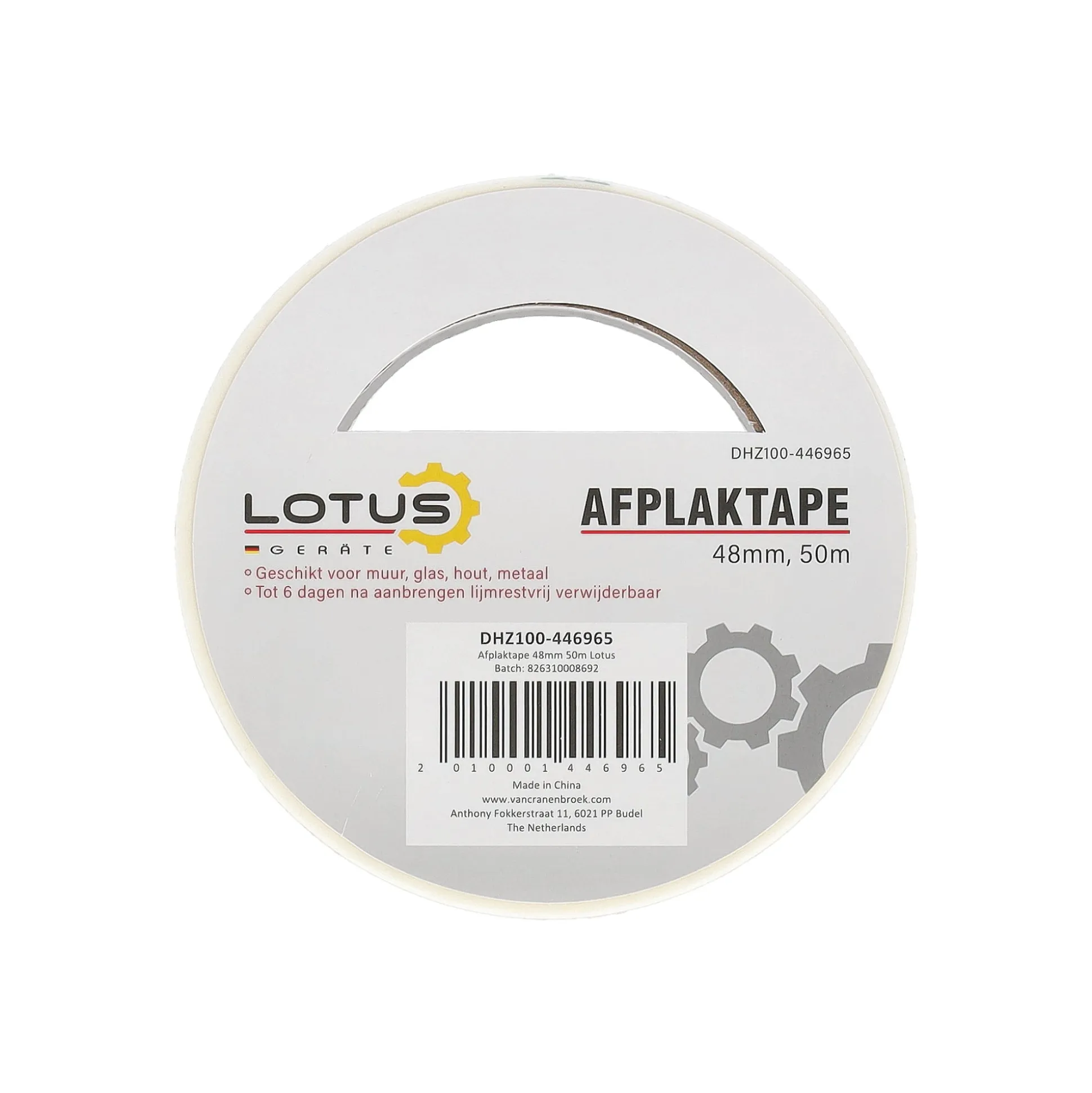 Afplaktape 48 mm 50 m Lotus