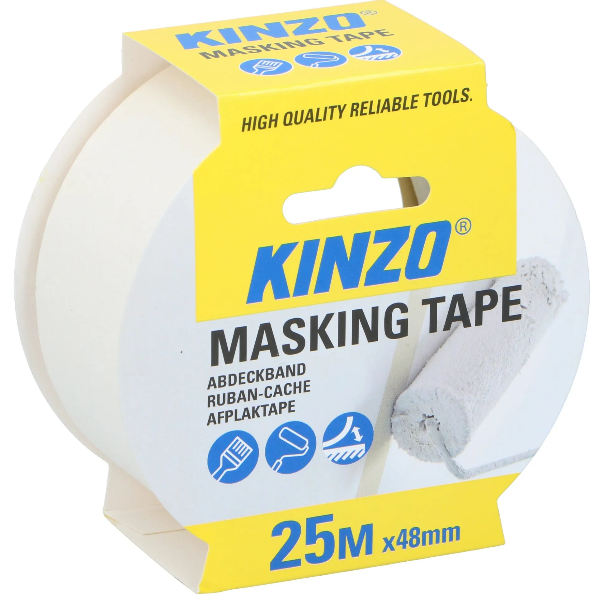 Afplaktape 25m x 48mm