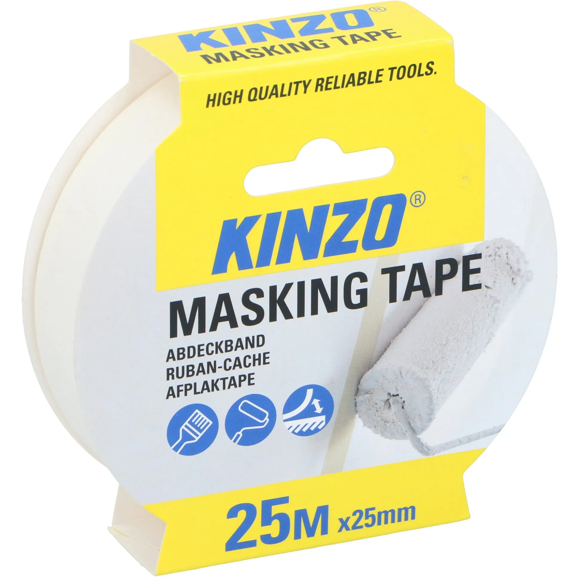 Afplaktape 25m x 25mm