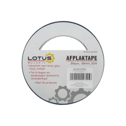 Afplaktape pro blauw 48 mm 50 m Lotus