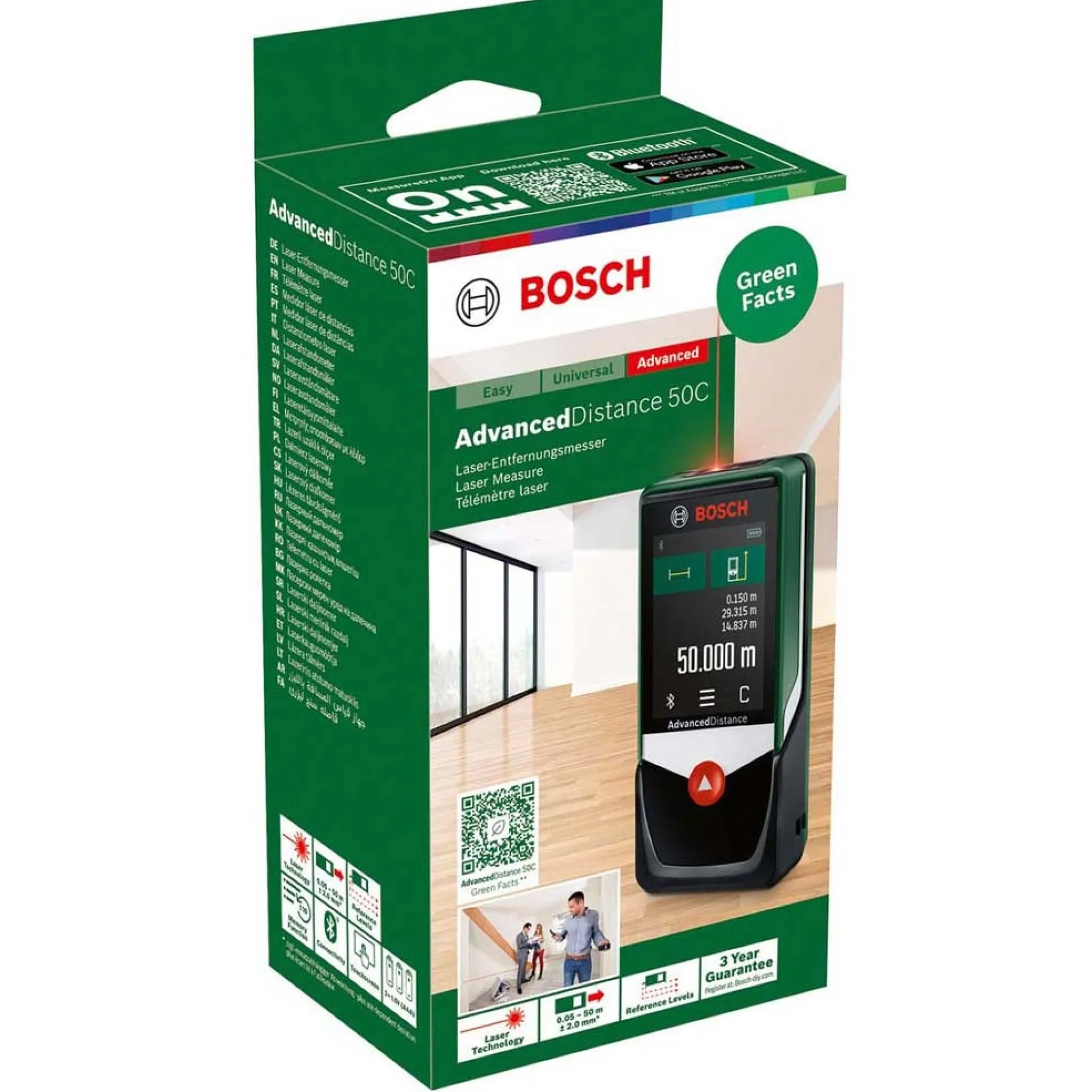 Afstandmeter Advanced Distance 50C Bosch