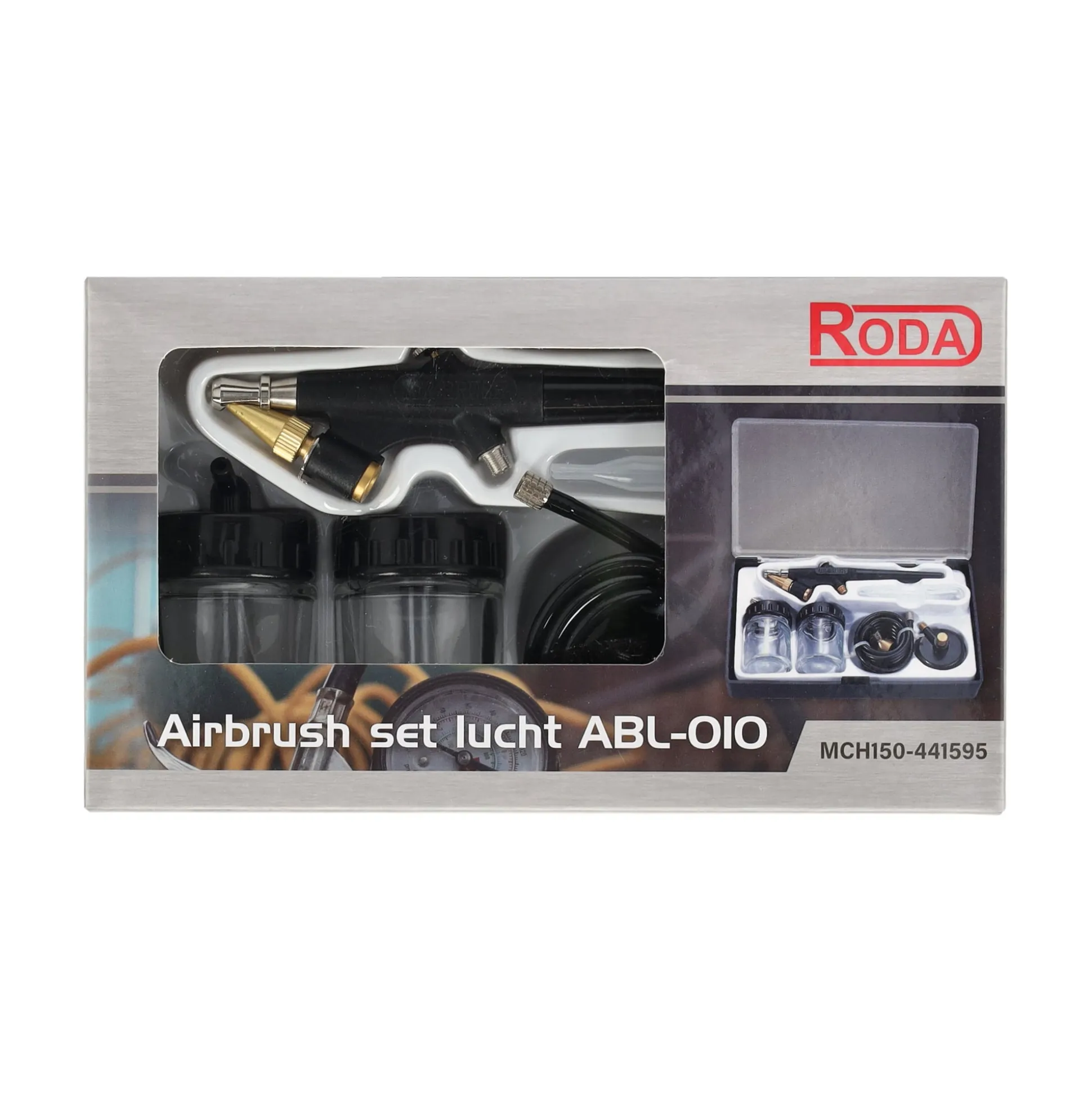 Airbrush set lucht ABL-010 Roda