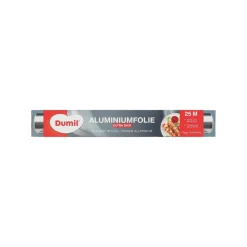 Aluminiumfolie extra dik 25M Dumil
