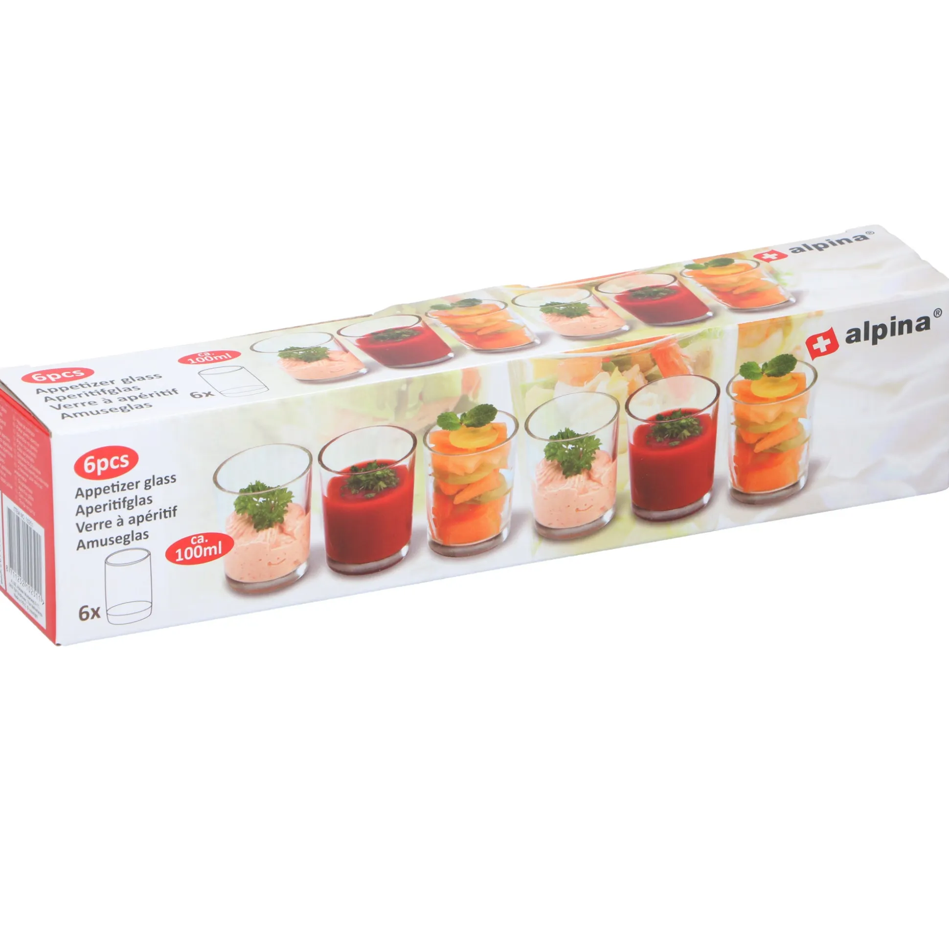 Aperitiefglas 100ml 6 stuks Alpina