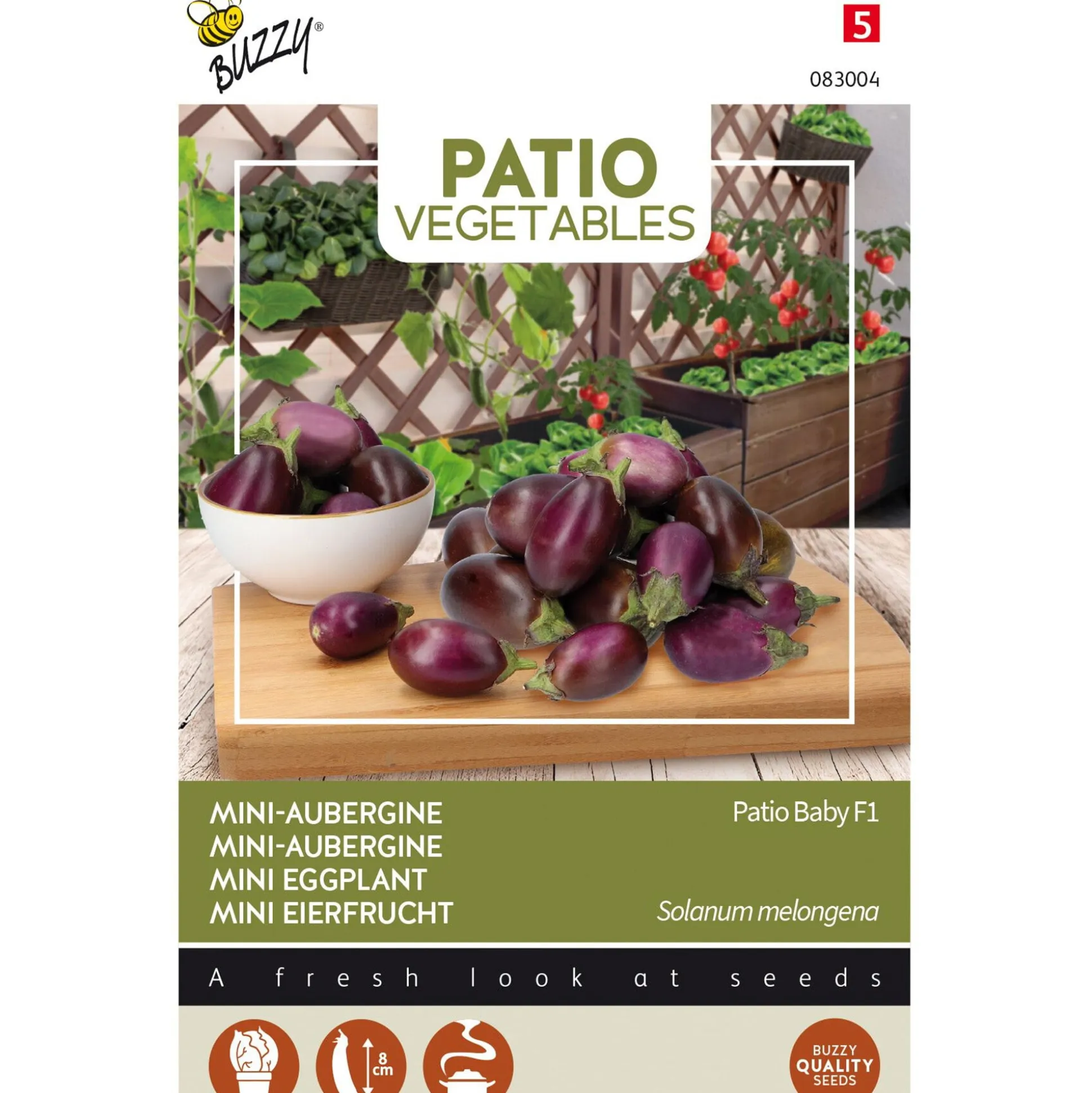 Aubergine Patio baby F1