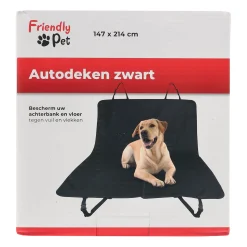 Autodeken zwart 214 x 147 cm