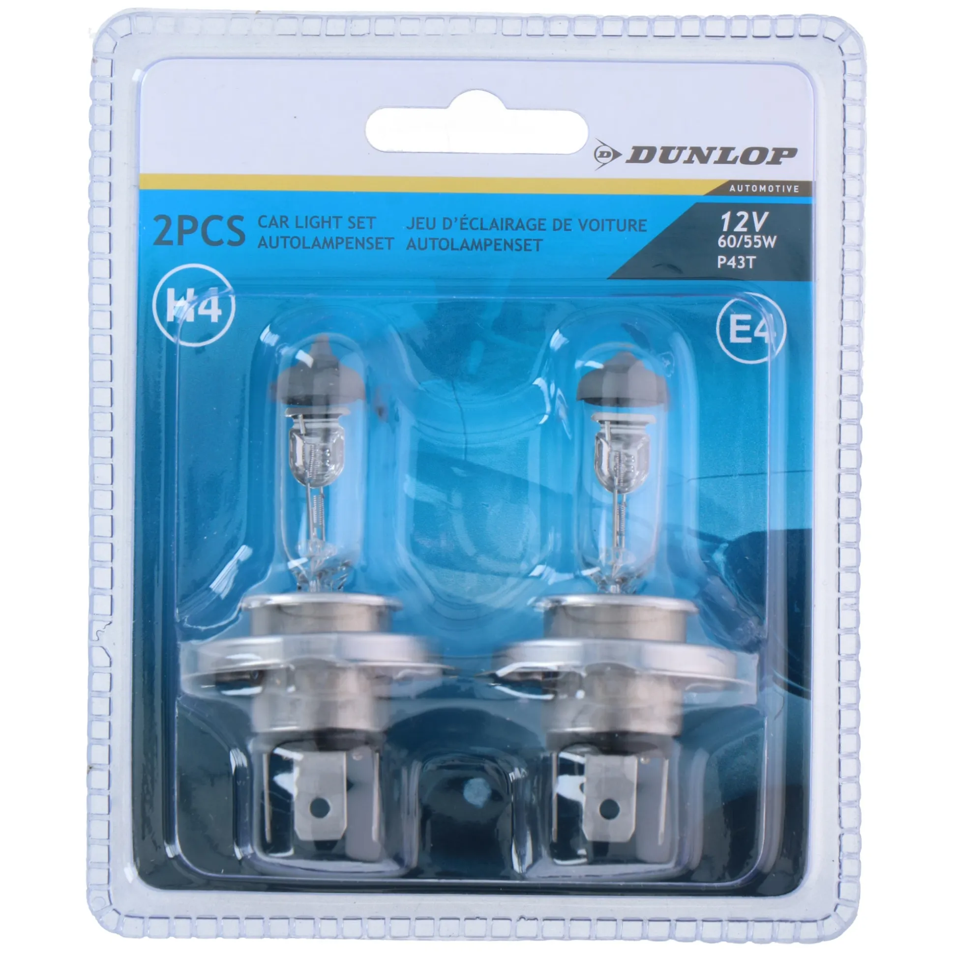 Autolamp H4 12V 60/55W 2st Dunlop