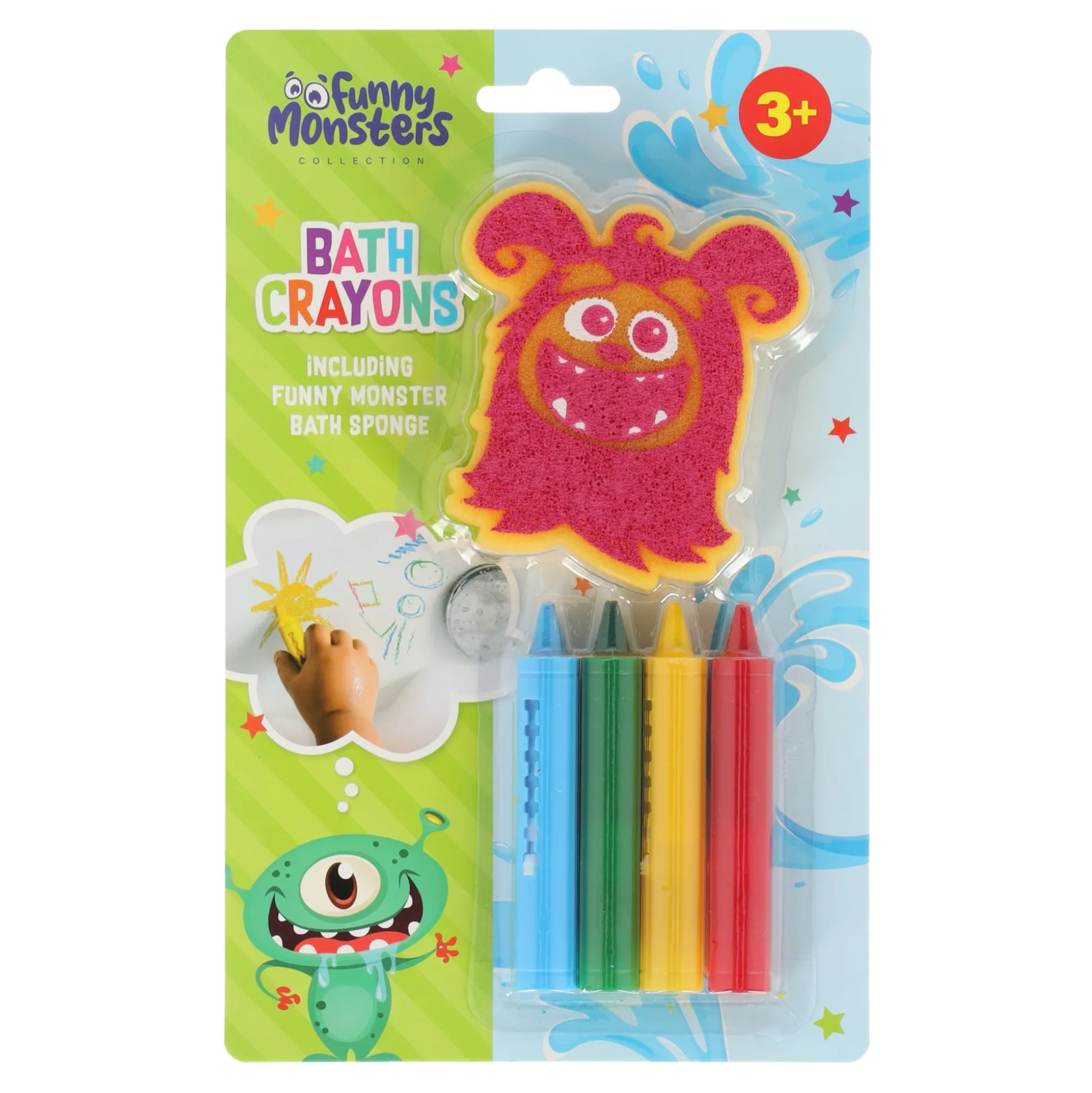 Badkrijt Funny Monsters giftset