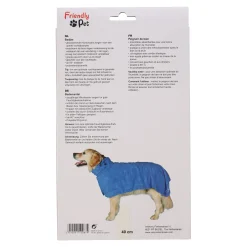 Badmantel hond blauw S 40cm
