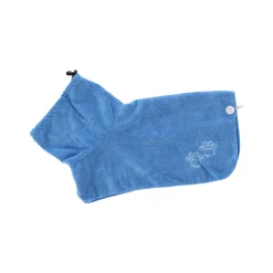 Badmantel hond blauw S 40cm