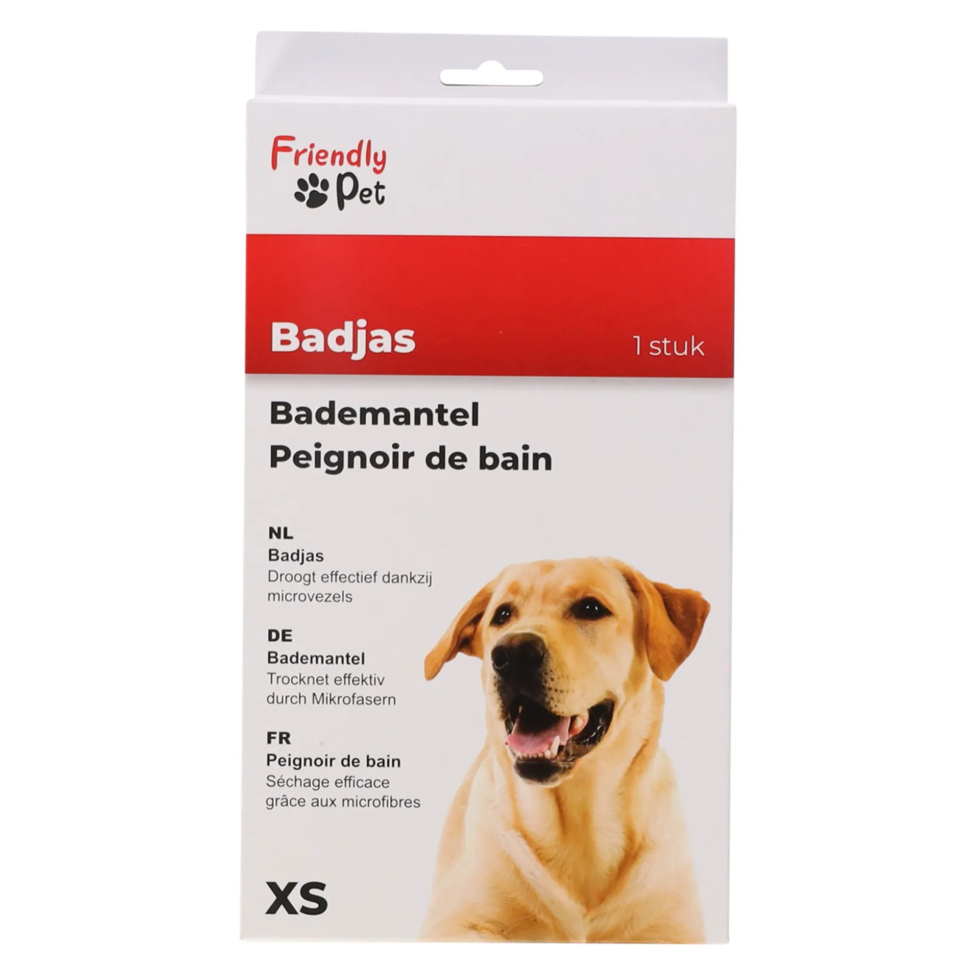Badmantel hond blauw XS 30cm