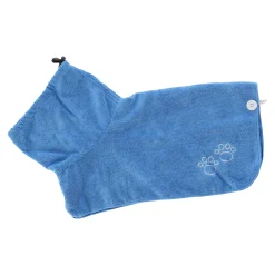 Badmantel hond blauw XS 30cm