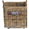 Bak rotan met wielen 50 x 50 cm