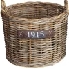 Bak rotan met wielen klein 60 x 48 cm