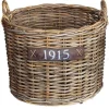 Bak rotan met wielen klein 50 x 42 cm