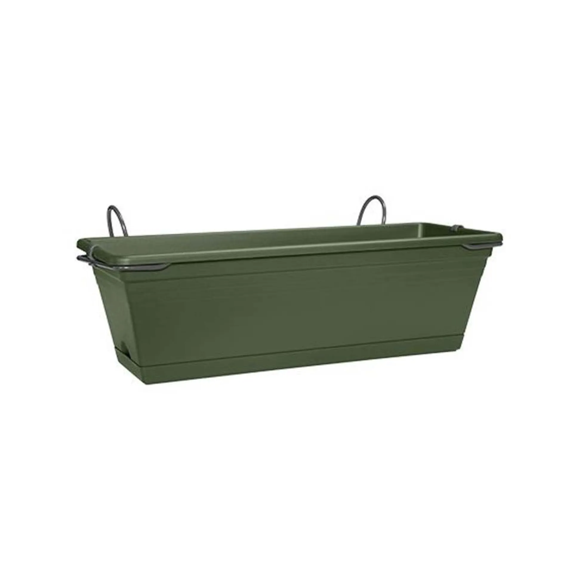 Balkonpot mediterran all-in-1 50 cm groen