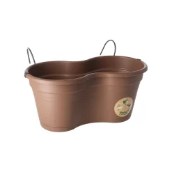 Balkonpot set 37 cm taupe Florus