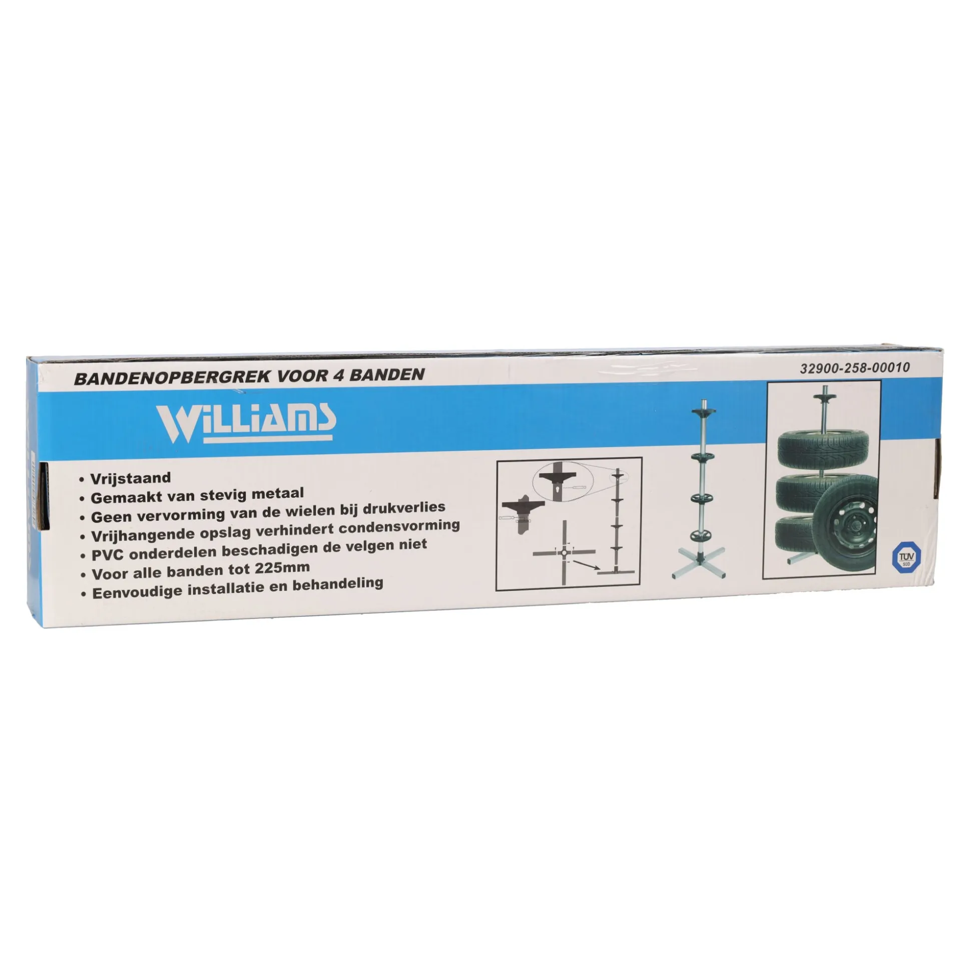 Bandenrek staand 110cm Willams