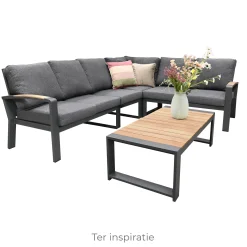Bank tussen Foxton Antraciet Bois le Duc