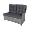 Bank 2-zit links Sicura Willow Grey Bois le Duc