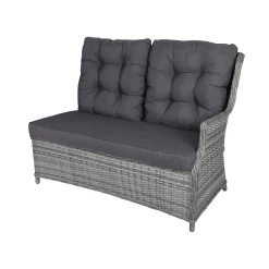 Bank 2-zit links Sicura Willow Grey Bois le Duc