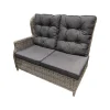 Bank 2-zit rechts Lupa willow grey