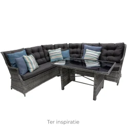 Bank 2-zit rechts Sicura Willow Grey Bois le Duc