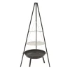Barbecue hangend + driepoot 152 cm