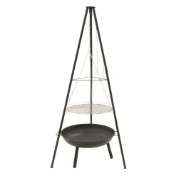 Barbecue hangend + driepoot 152 cm
