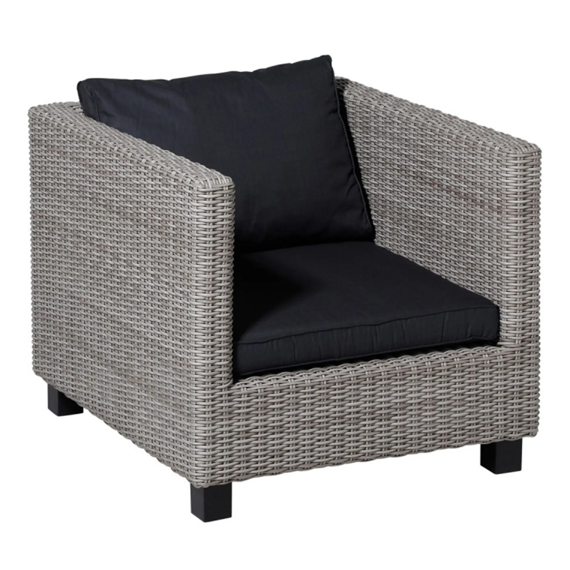 Basic black A052 lounge soft 73x40 rug
