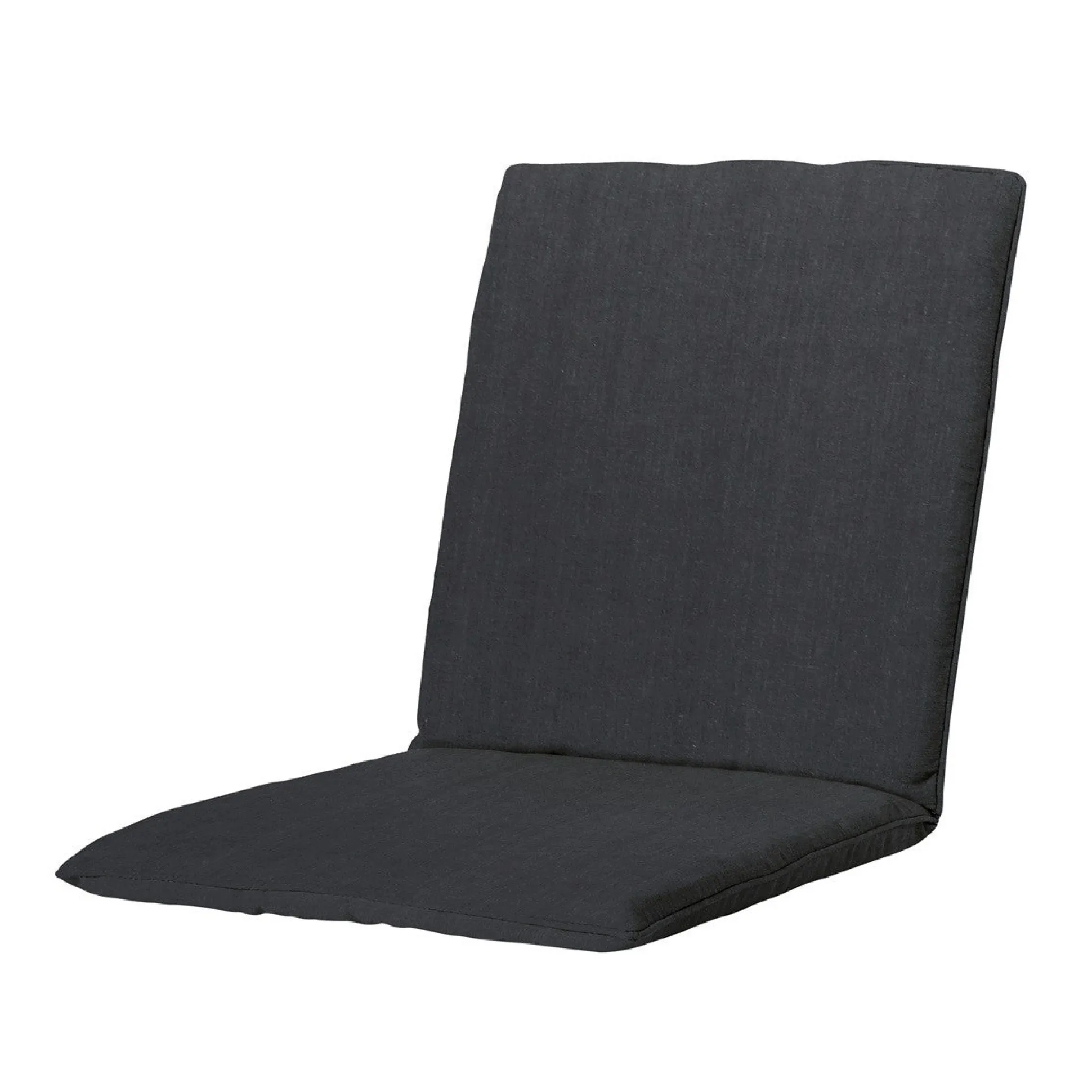 Basic black inzetkussen stapelstoel