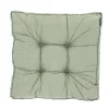 Basic green lounge zitkussen 73x73