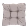 Basic taupe lounge zitkussen 73x73