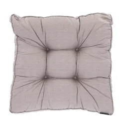 Basic taupe lounge zitkussen 60x60