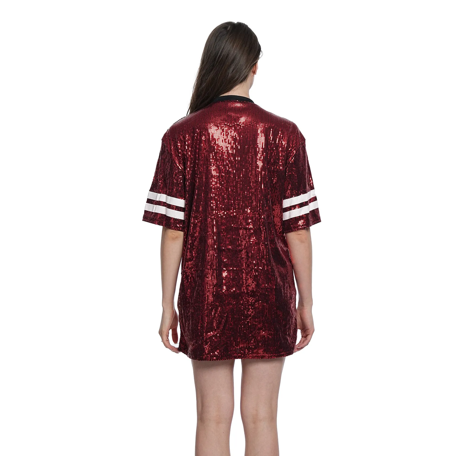 Basketbal Jersey tuniek glitter S