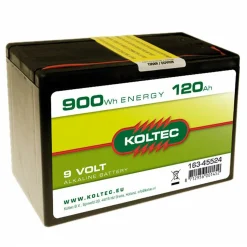 Batterij 9V - 120Ah Alkaline Koltec