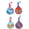 Beachball set hout 3-delig assorti