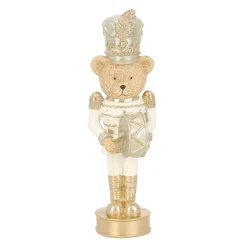 Beeld notenkraker beer goud 25 cm