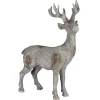 Beeld rendier 46cm rustiek
