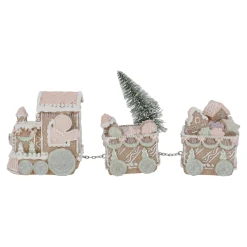 Beeld trein gingerbread 11 cm